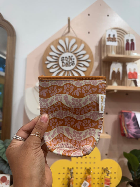 Pink & Orange Wavy Pua Coffee Sleeve LRG