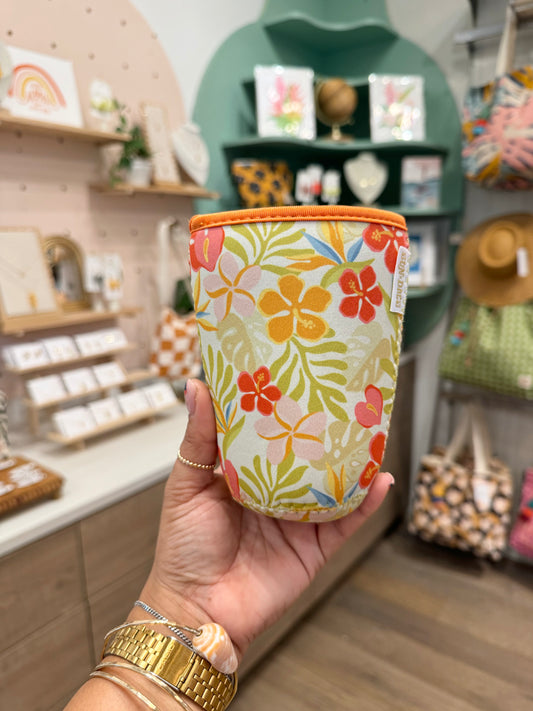 Retro Tropical Coffee Sleeve LRG