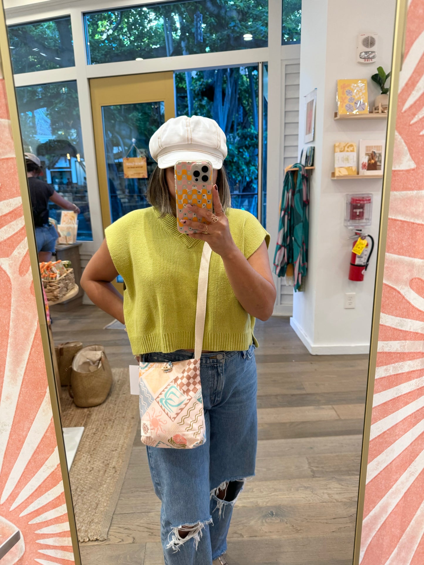 Light sun patchwork Mel Crossbody