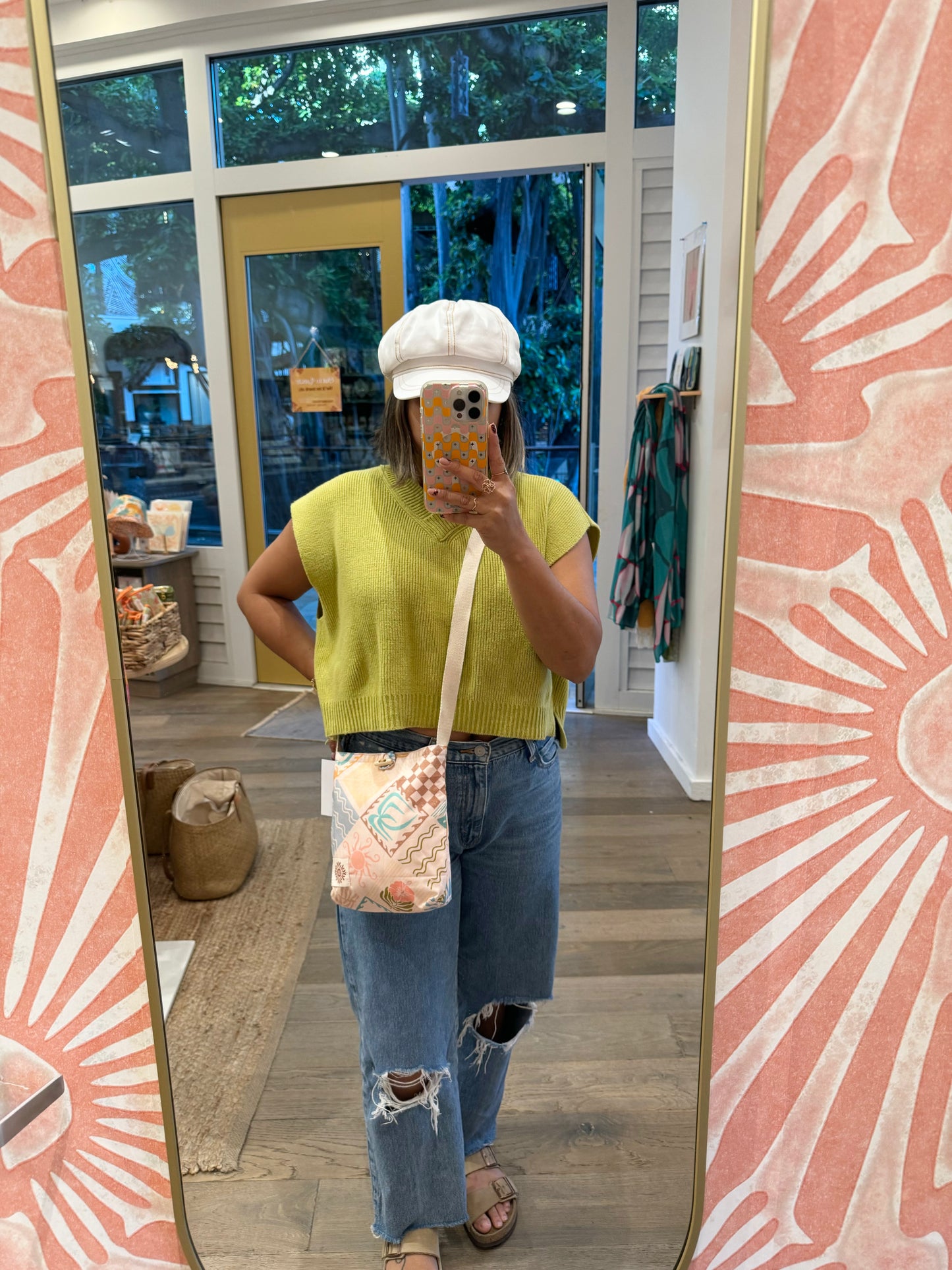 Light sun patchwork Mel Crossbody