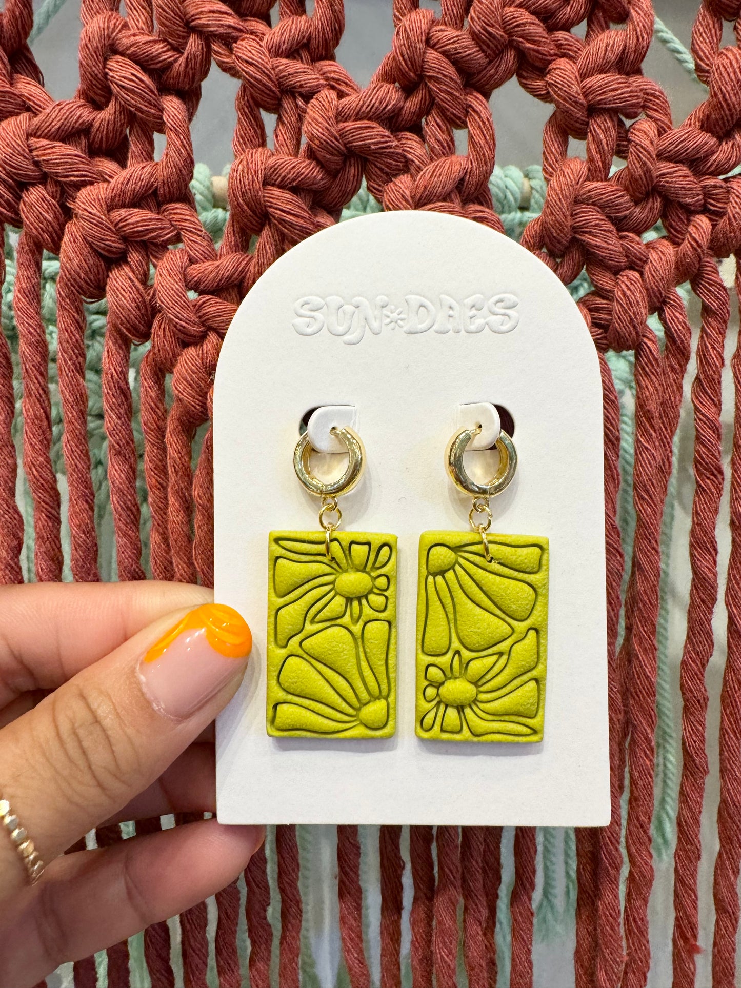 Chartreuse Matisse floral Huggies