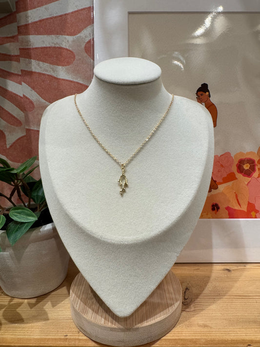 Coral GF necklace