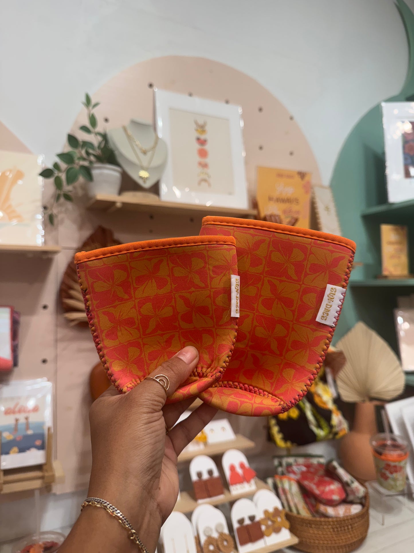 Neon pua coffee sleeve LRG