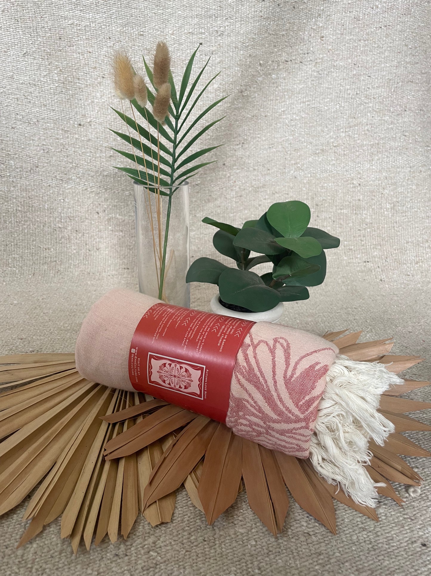 Autumn Love Song Beach Towel