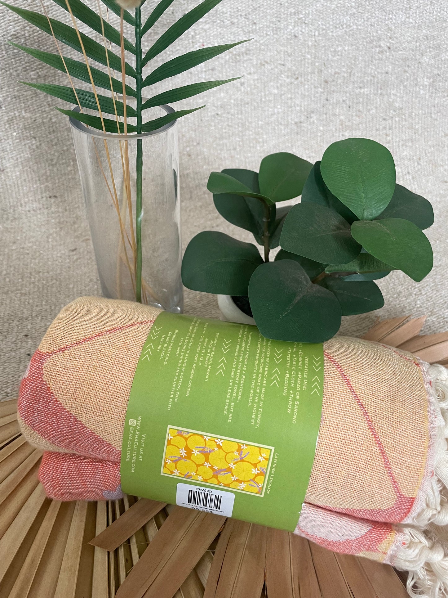 Lavender lemonade towel- Eha Culture