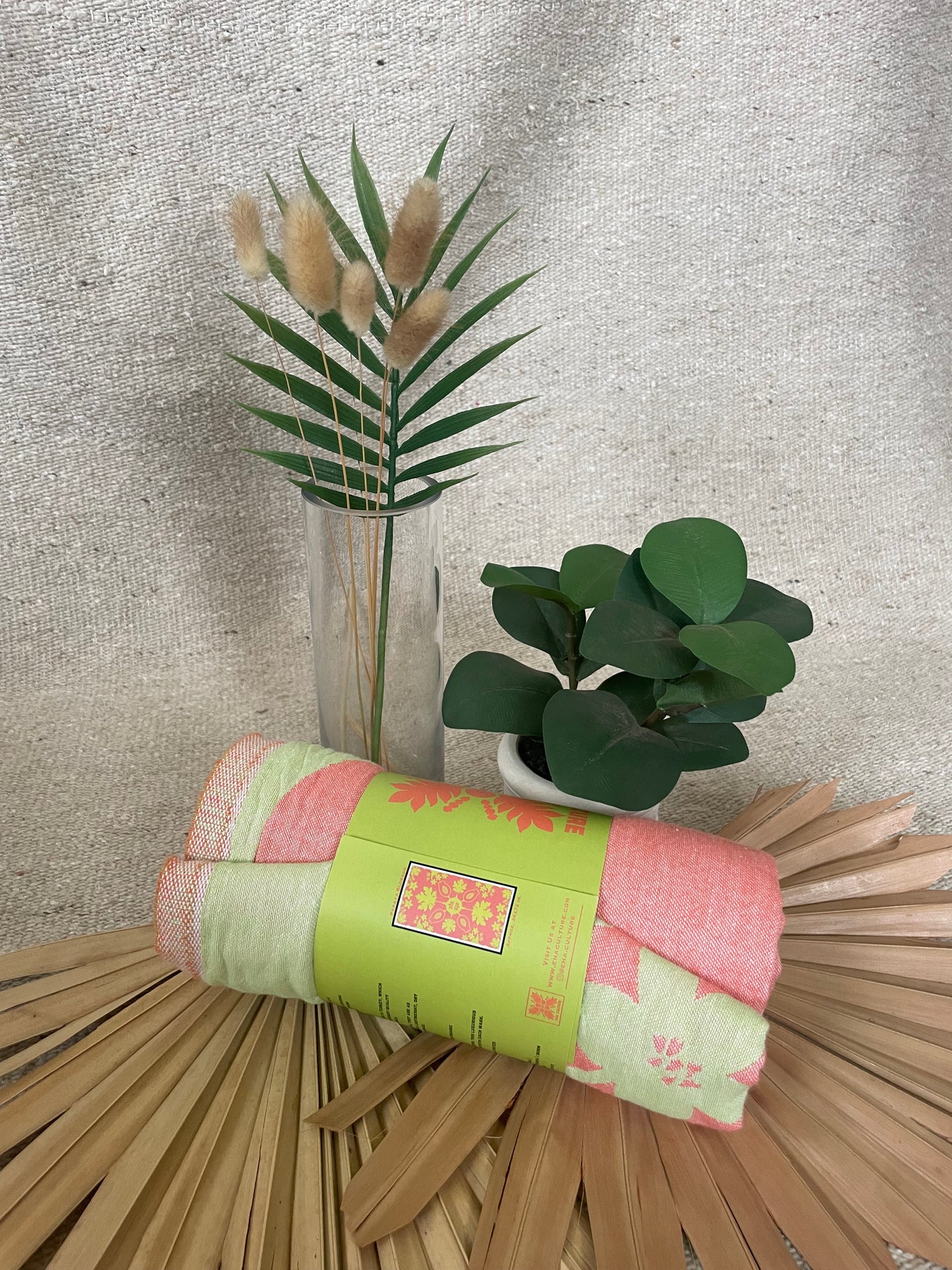 Papaya Blossom Towel
