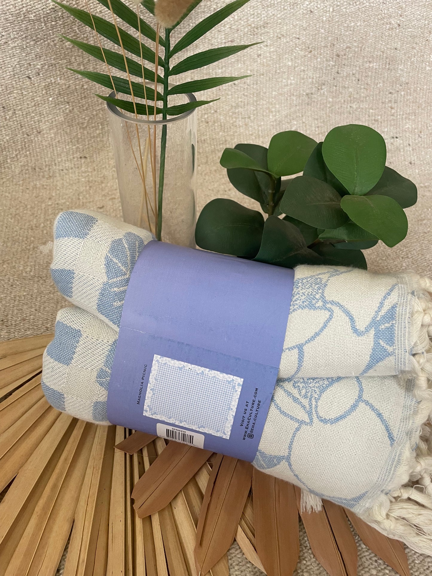 Magnolia Picnic Blanket for 2