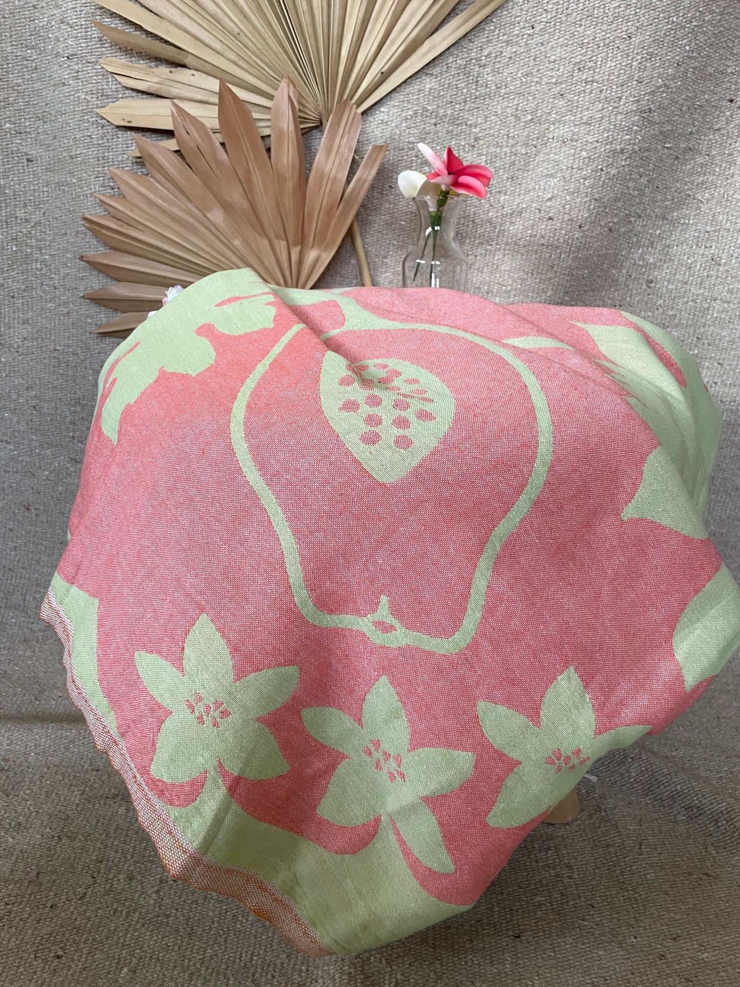 Papaya Blossom Towel