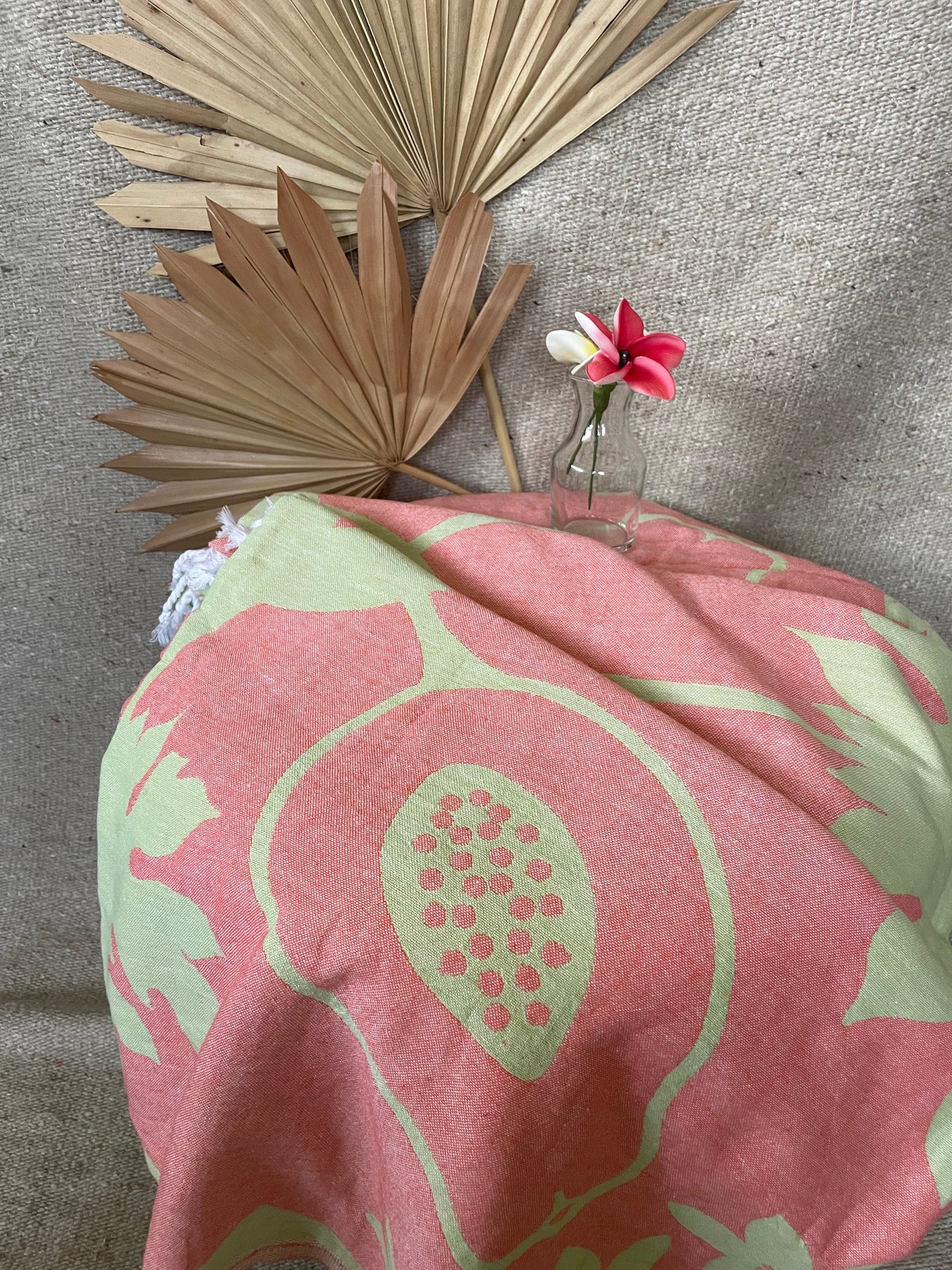 Papaya Blossom Towel