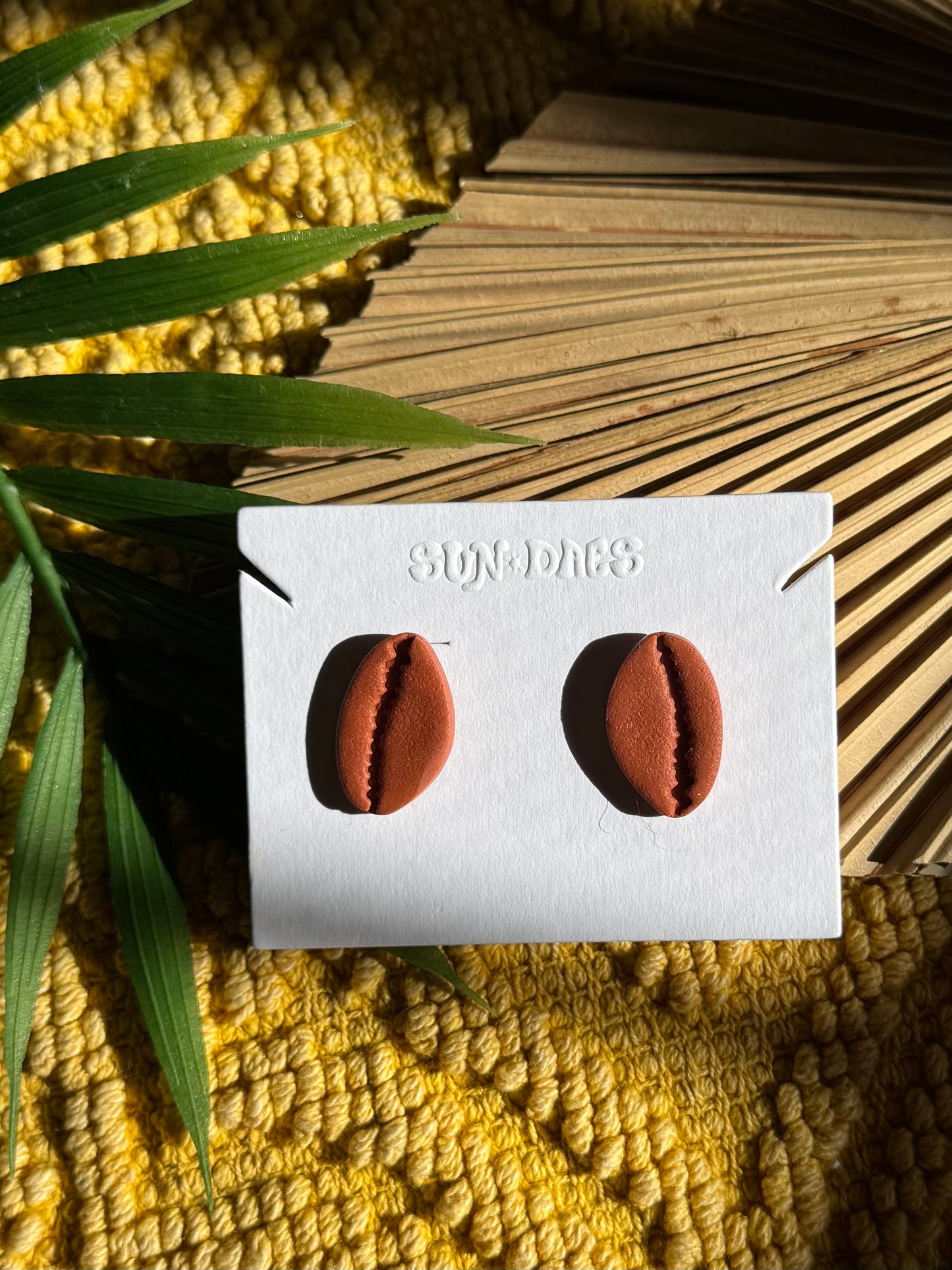 Cowrie Studs