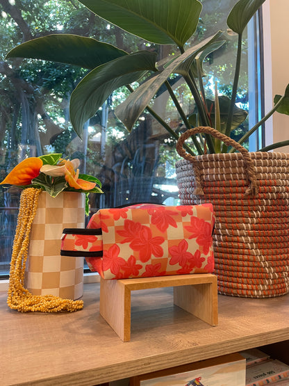 Checkered Pua holoholo pouch