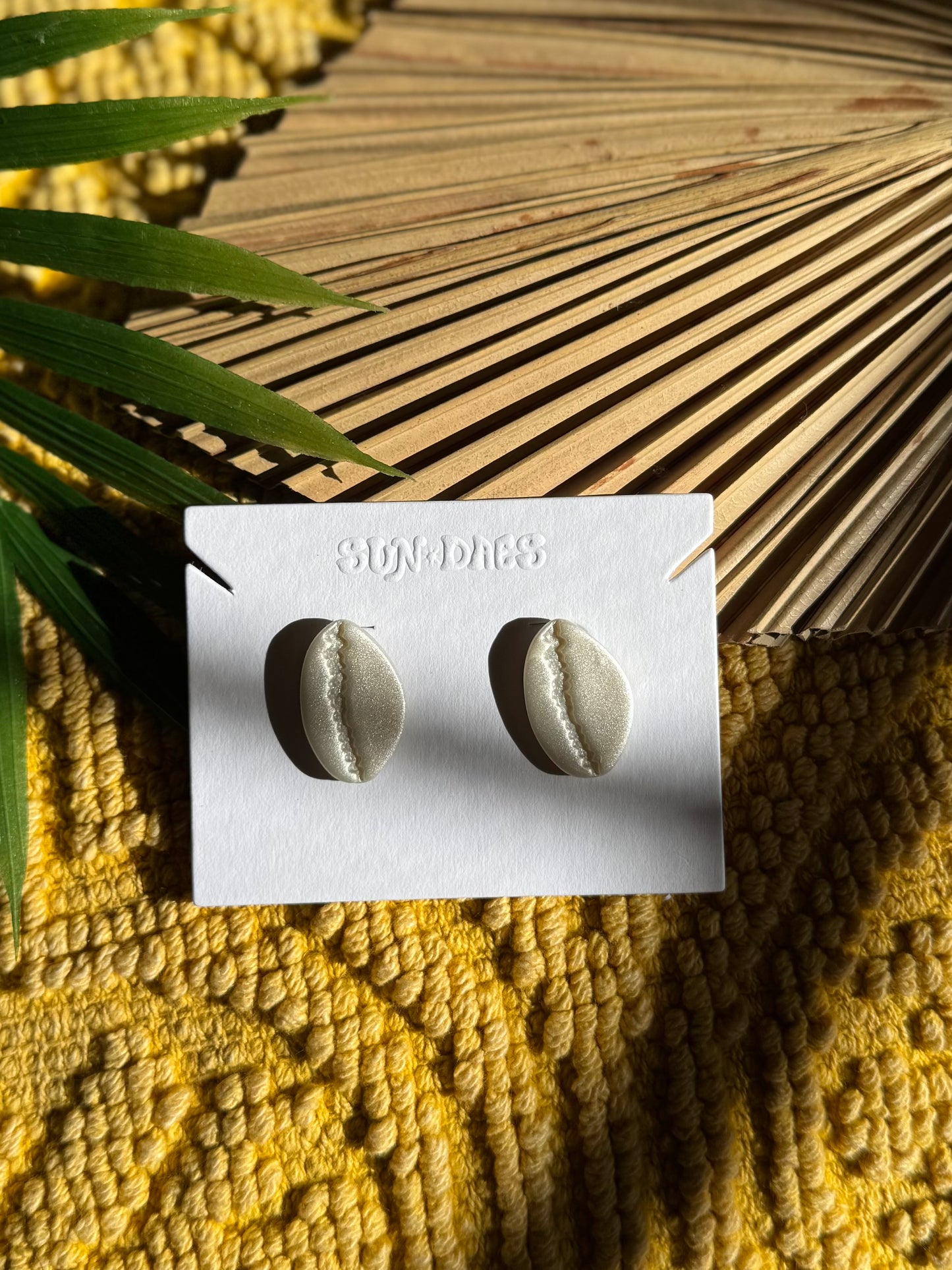 Cowrie Studs