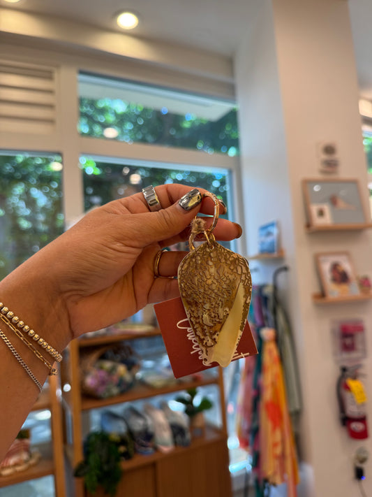 Textile Cone Keychain