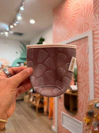 Flea cone coffee sleeve sm