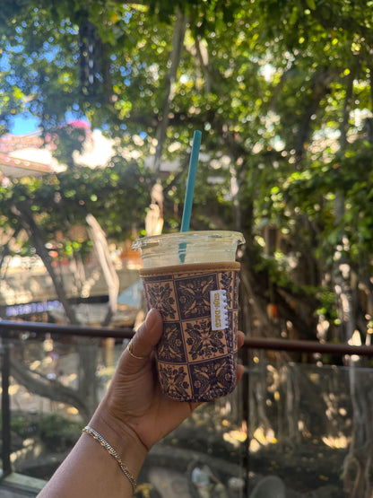 Blue shell coffee sleeve SML