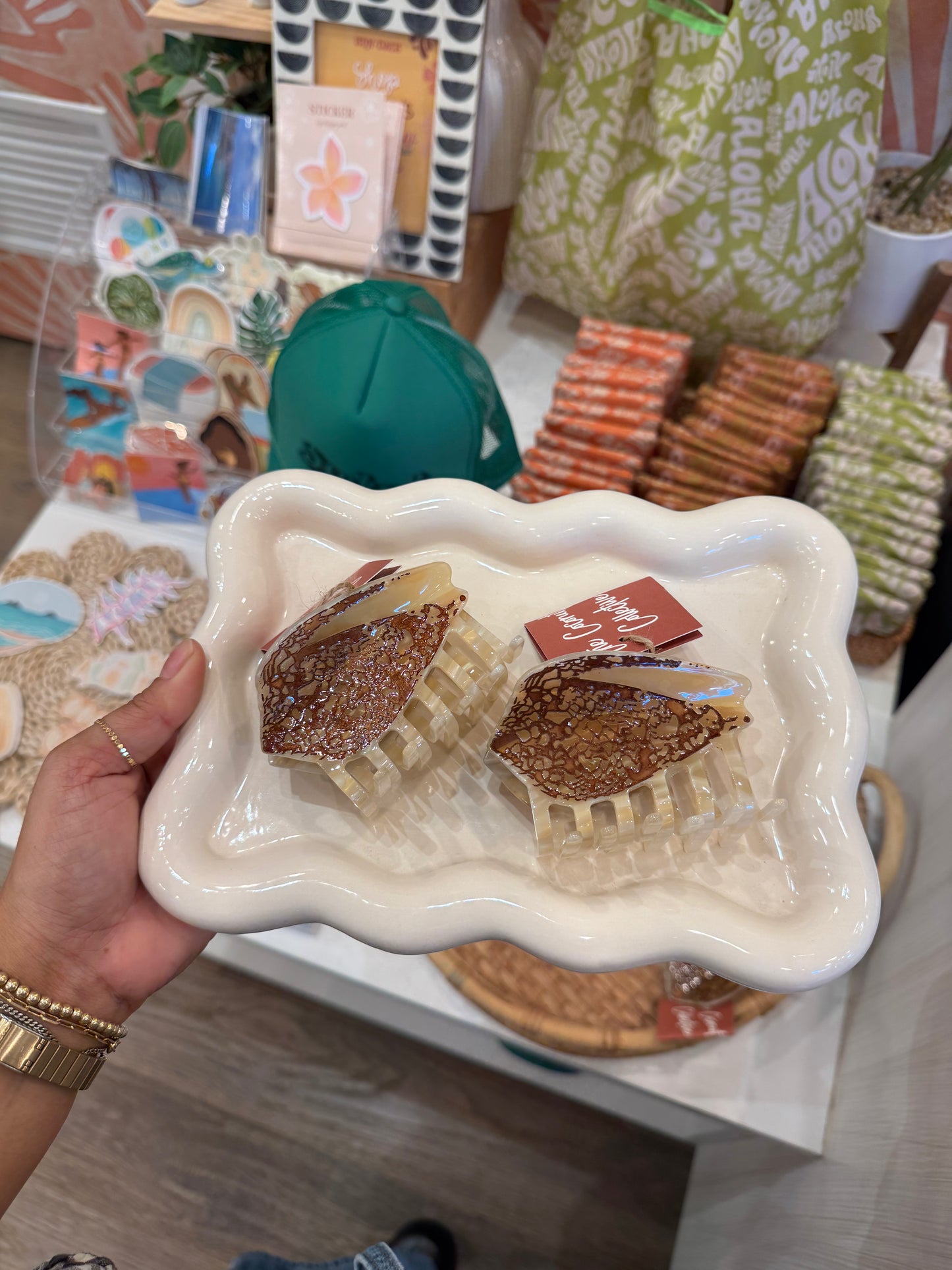 Textile Cone claw clip